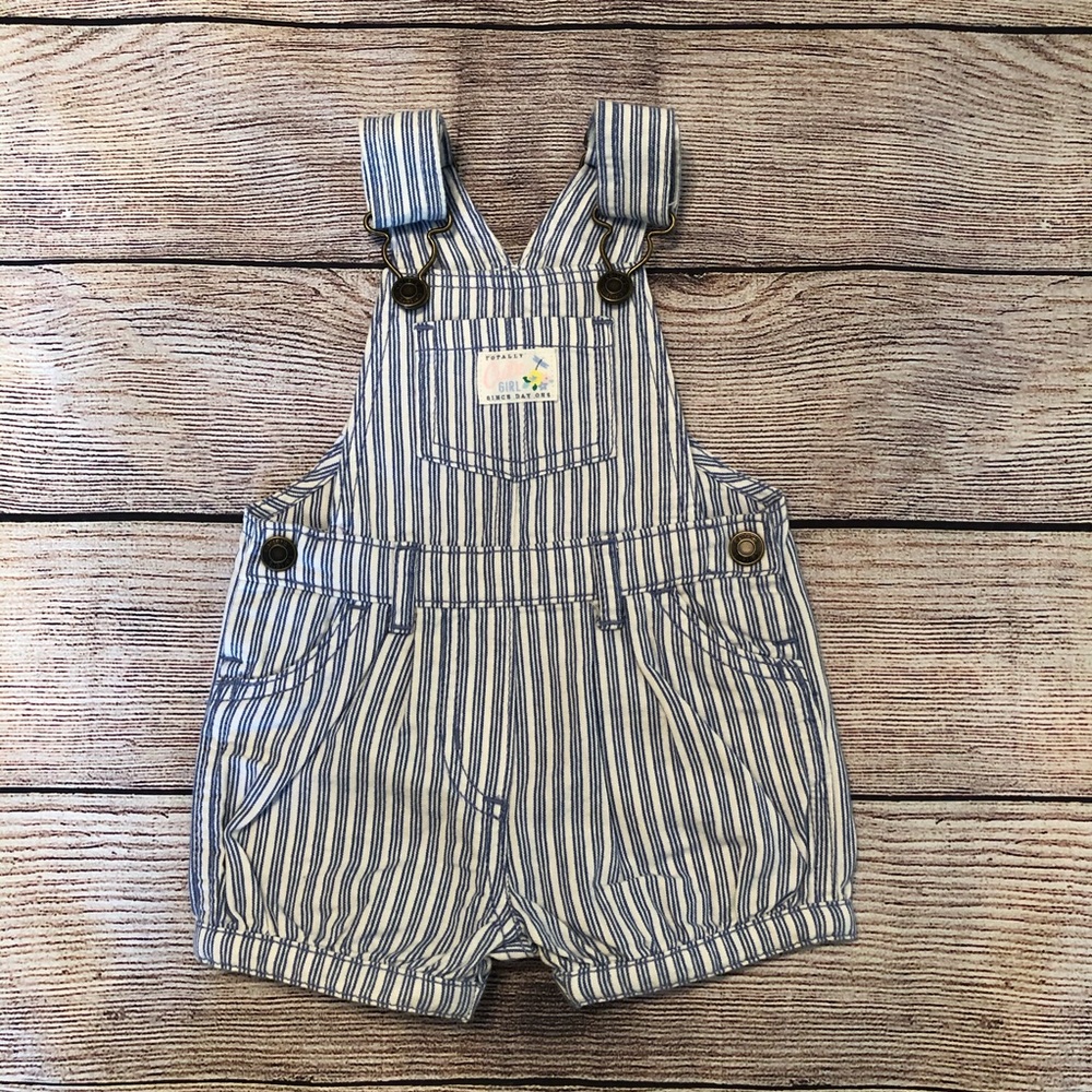 (20% OFF 4+)A46 Carter’s infant girls overalls; 3M